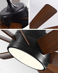 WOMO High CFM Large Ceiling Fan Lamp - WM5283