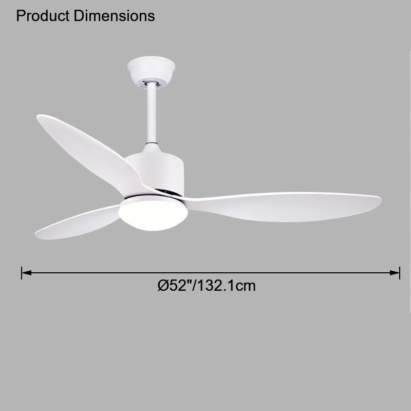 WOMO 3 Blade Modern Ceiling Fan Lamp-WM5006