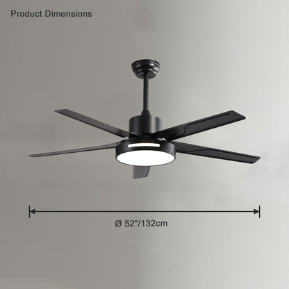 WOMO Industrial Metal Ceiling Fan Lamp-WM5019