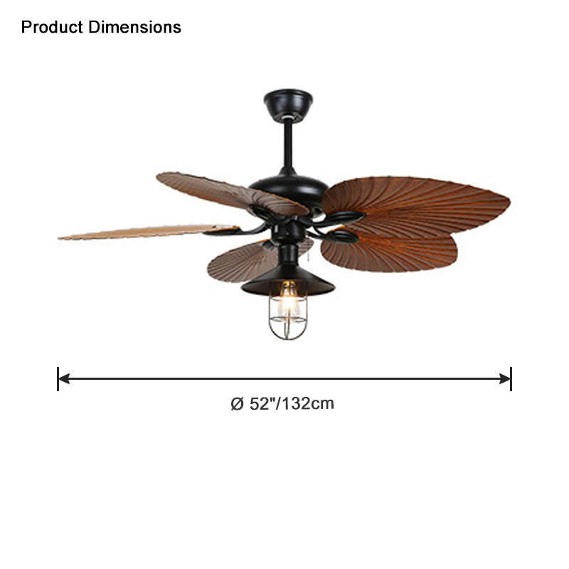 WOMO 52" Tropical Ceiling Fan Chandelier-WM5025