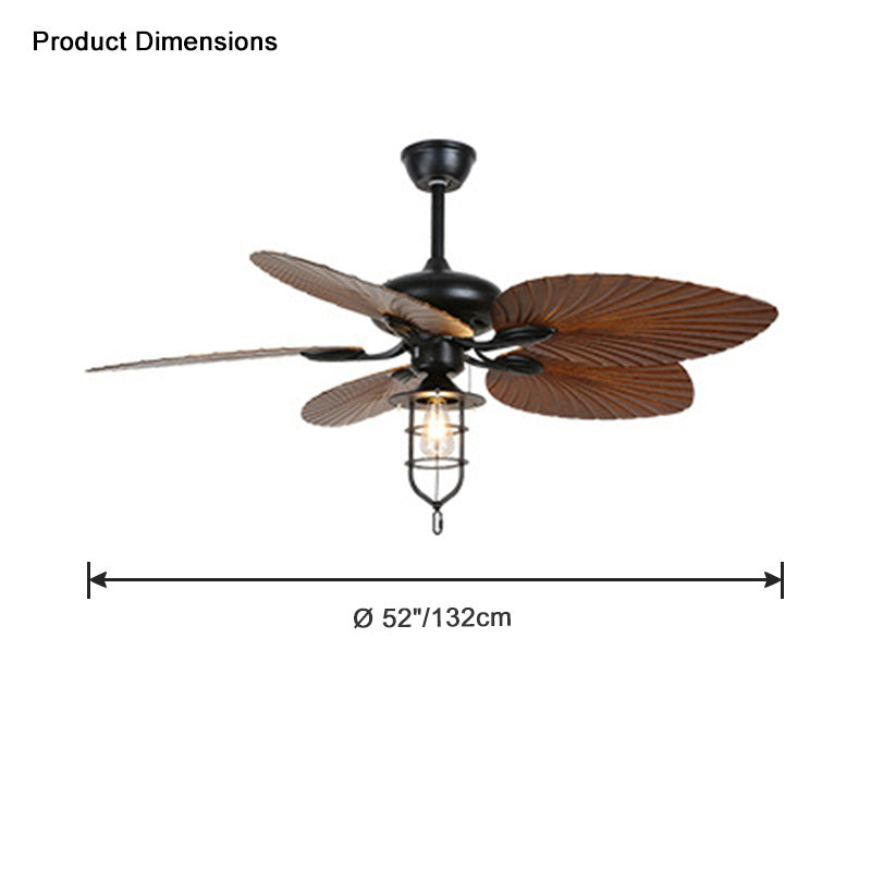 WOMO 52" Tropical Ceiling Fan Chandelier-WM5025