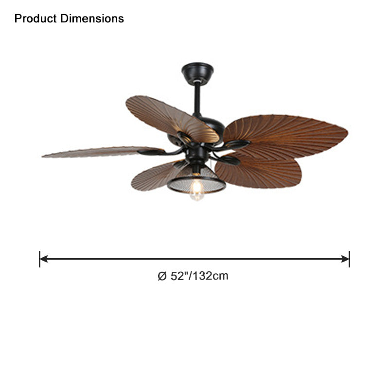 WOMO 52" Tropical Ceiling Fan Chandelier-WM5025