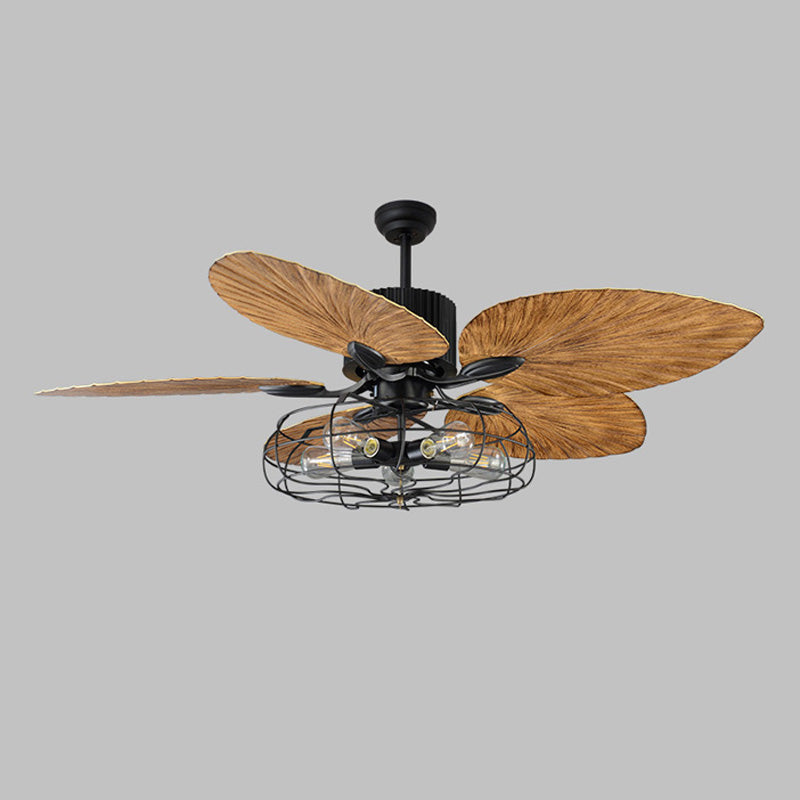 WOMO 52" Industrial Tropical Ceiling Fan Chandelier-WM5021