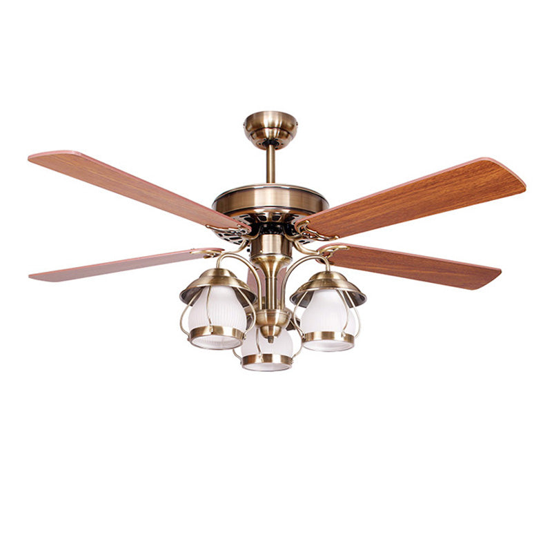 WOMO 52 Vintage Ceiling Fan Chandelier-WM5031