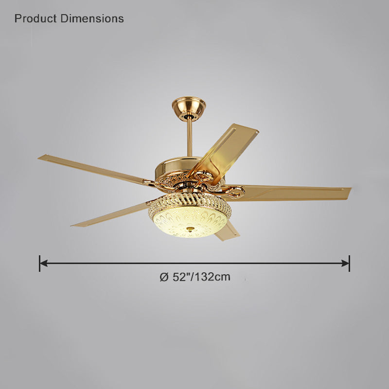 WOMO Victorian Ceiling Fan Lamp-WM5030