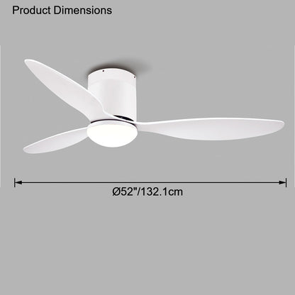 WOMO 3 Blade Modern Ceiling Fan Lamp-WM5006