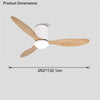 WOMO 3 Blade Modern Ceiling Fan Lamp-WM5006 thumbnail