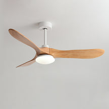 WOMO 52" Propeller Wood Ceiling Fan with Dimmable Light-WM5008