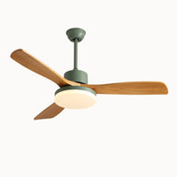 WOMO Scandi Reversible Ceiling Fan With Dimmable Light By Remote-WM5002