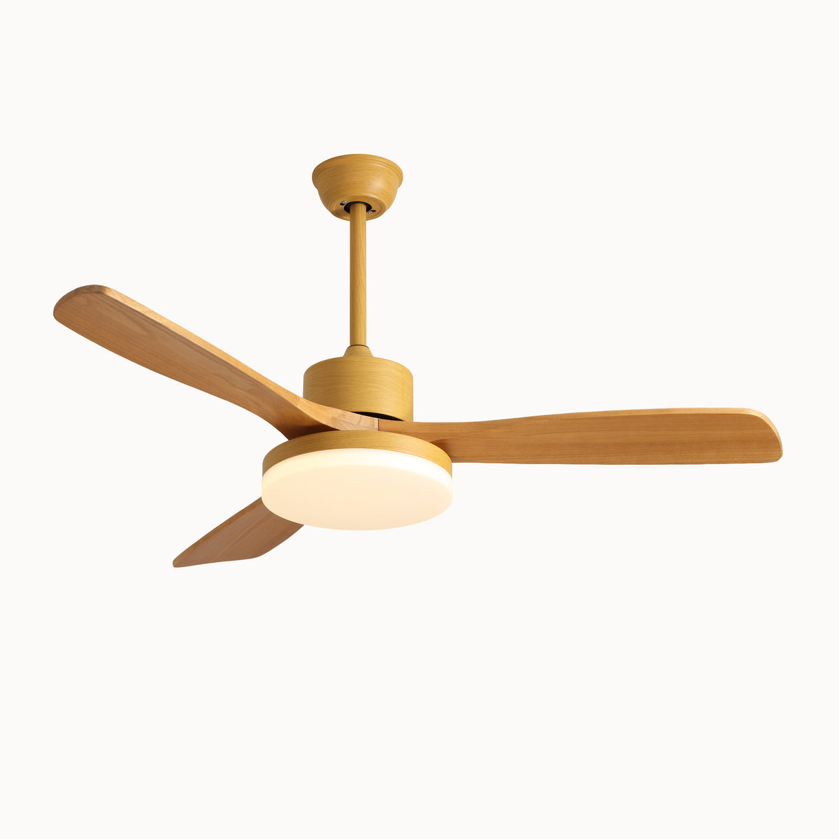 WOMO Scandi Reversible Ceiling Fan With Dimmable Light By Remote-WM5002