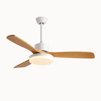 WOMO Scandi Reversible Ceiling Fan With Dimmable Light By Remote-WM5002