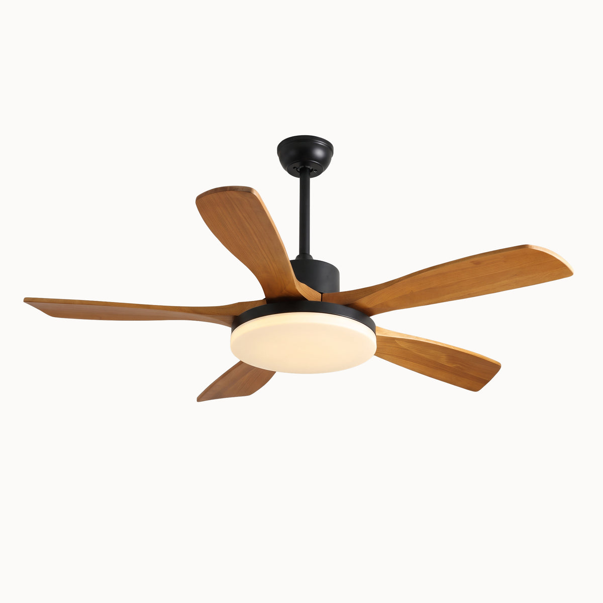 WOMO Scandi Reversible Ceiling Fan With Dimmable Light By Remote-WM5002