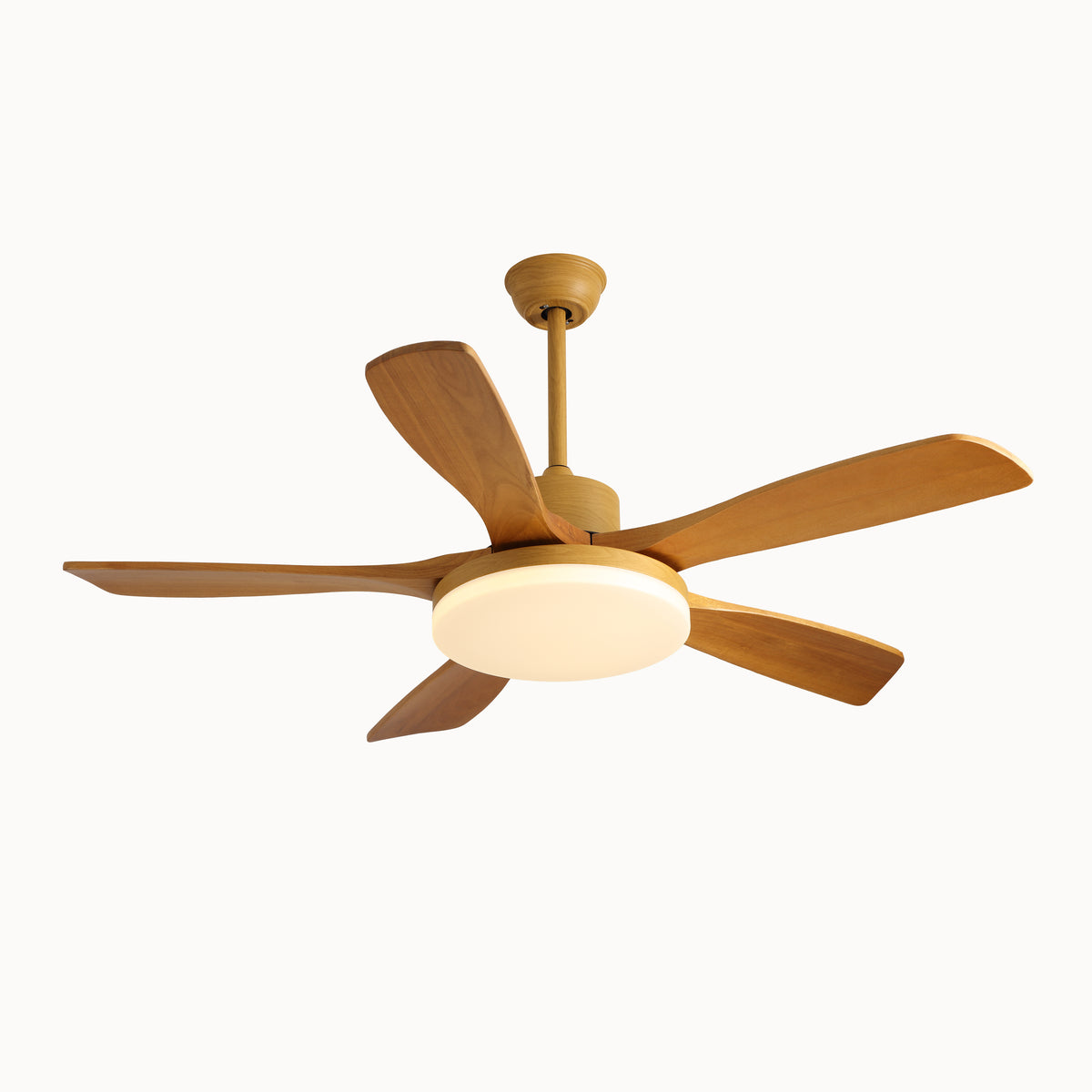 WOMO Scandi Reversible Ceiling Fan With Dimmable Light By Remote-WM5002