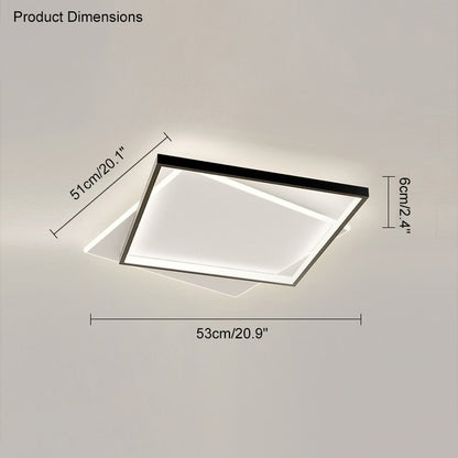 WOMO Flat Square Ceiling Light-WM1011