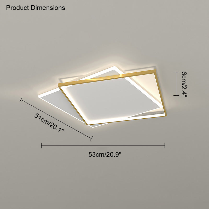 WOMO Flat Square Ceiling Light-WM1011