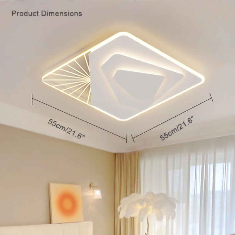 WOMO Flat Geometric Ceiling Light-WM1040