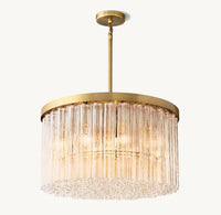 WOMO Tronchi Glass Round Chandelier - Cielo