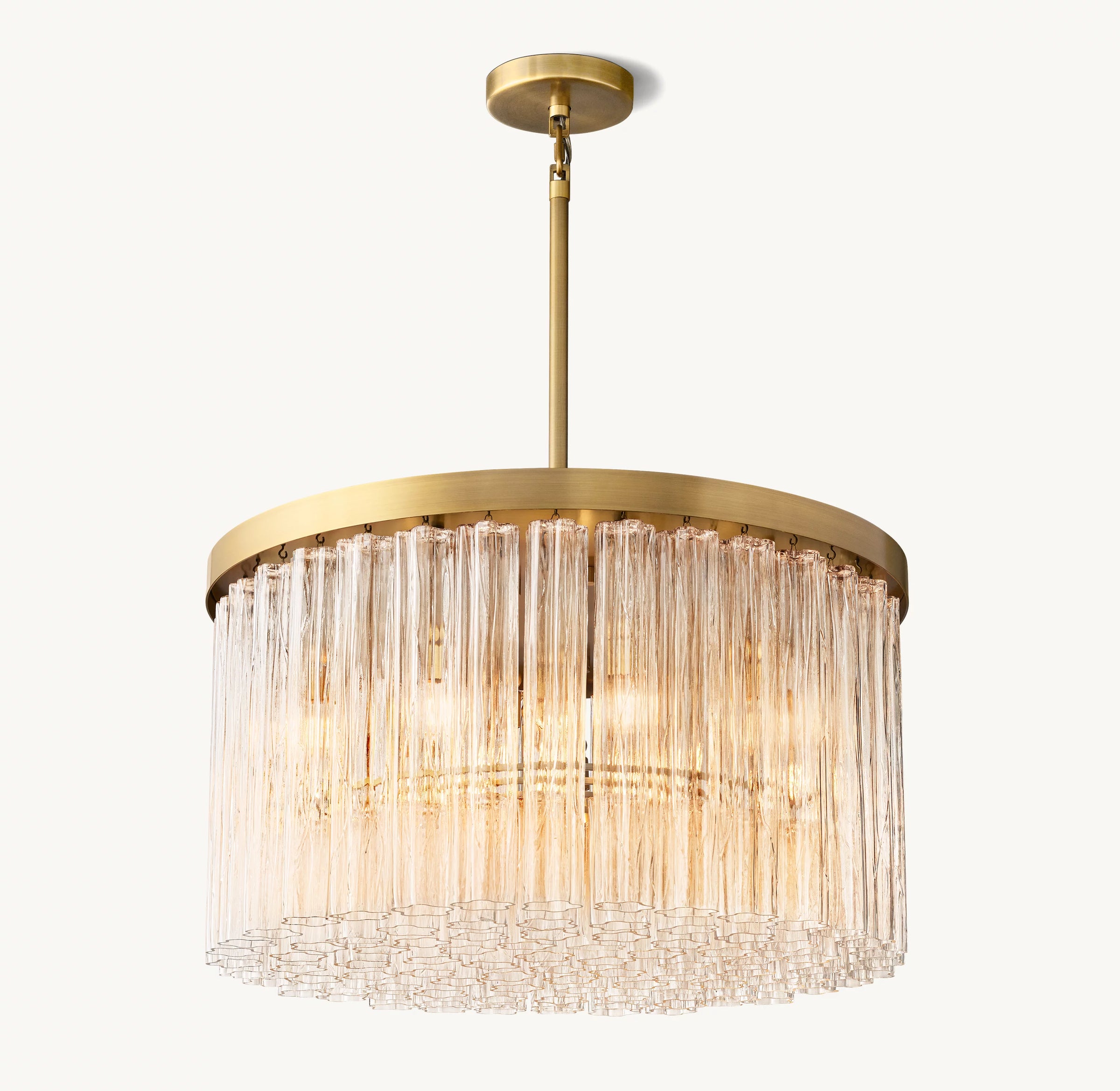 WOMO Tronchi Glass Round Chandelier - Cielo