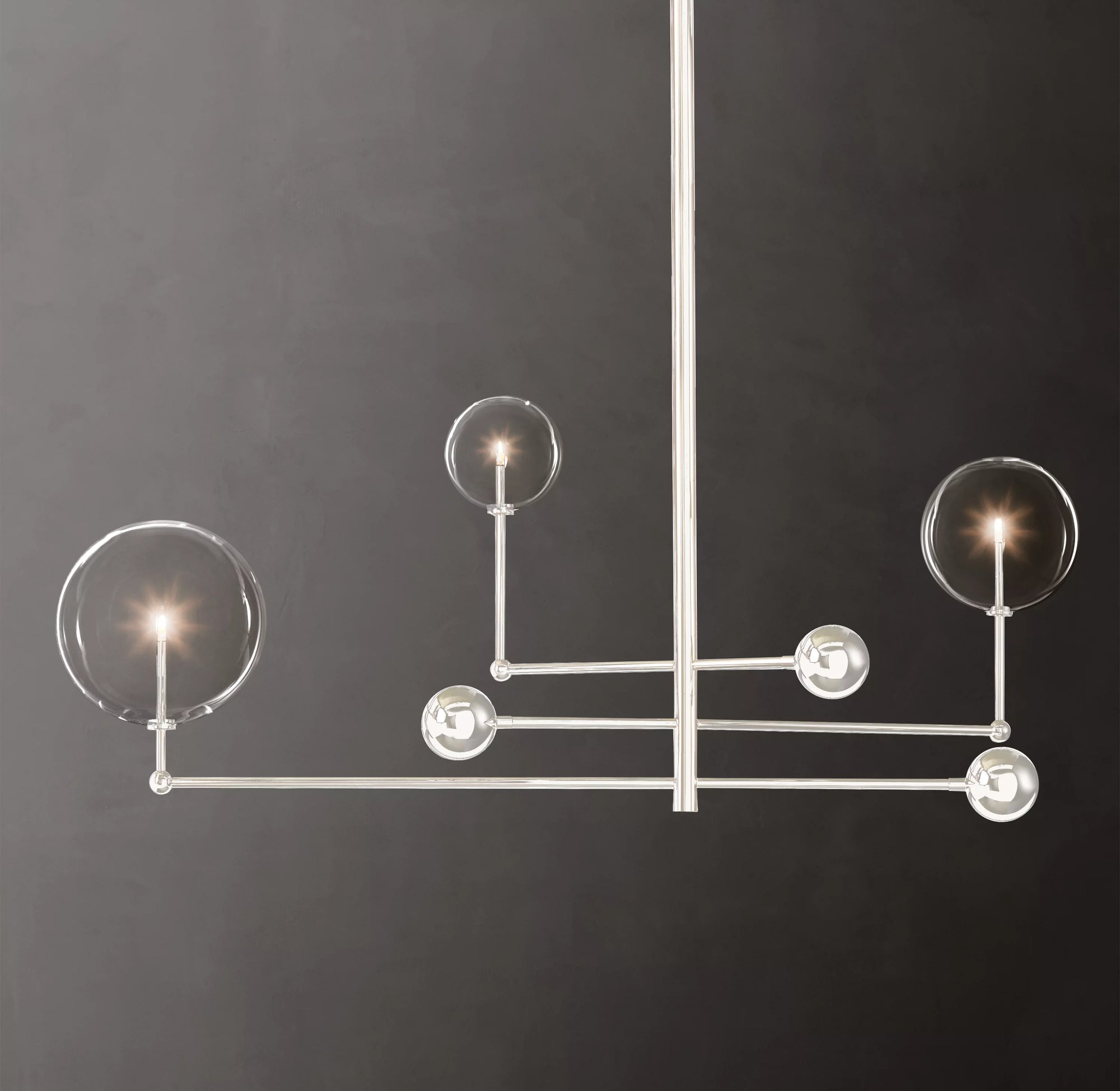 WOMO Sputnik Globe Glass Chandelier - Mobile