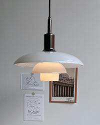 WOMO Danish Designer Milk Glass Pendant Lamp-WM2116