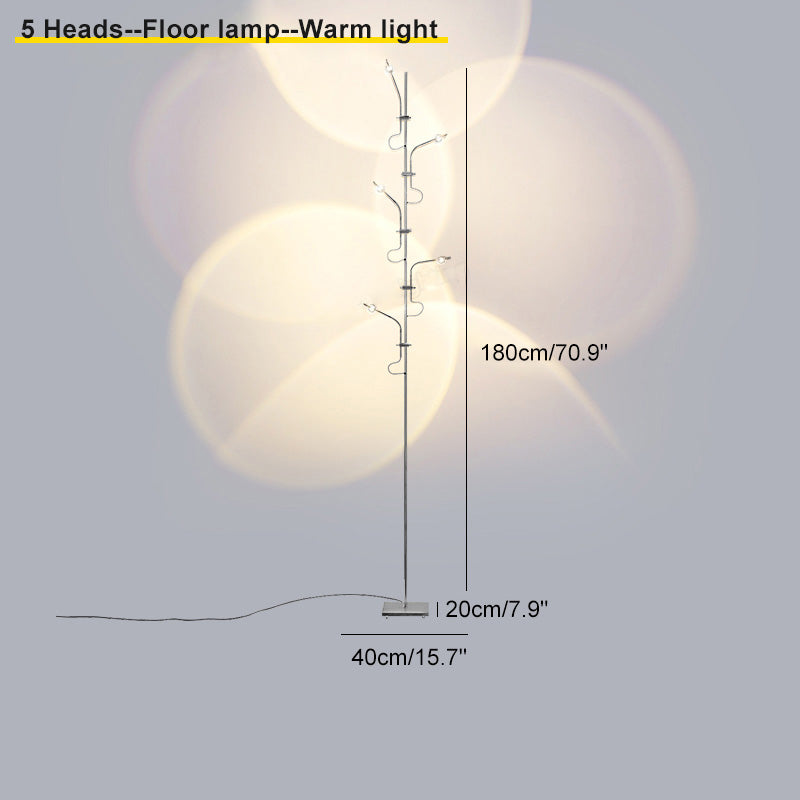 WOMO 5-head Halo Projector Tree Floor Lamp-WM7020