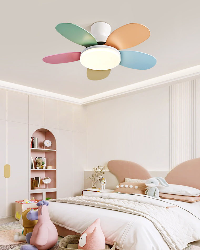 WOMO 36" Scandi Wood Ceiling Fan Lamp-WM5004