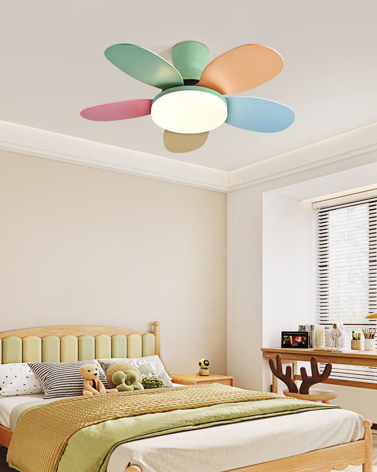 WOMO 36" Scandi Wood Ceiling Fan Lamp-WM5004