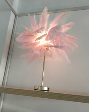 WOMO Tree Feather Table Lamp-WM8037