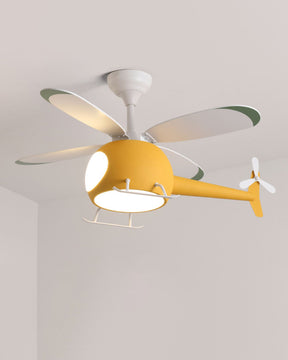 WOMO 36" Remote Airplane Ceiling Fan Lamp-WM5007