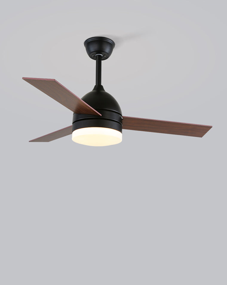 WOMO 3 Wood Blade Ceiling Fan Lamp-WM5001