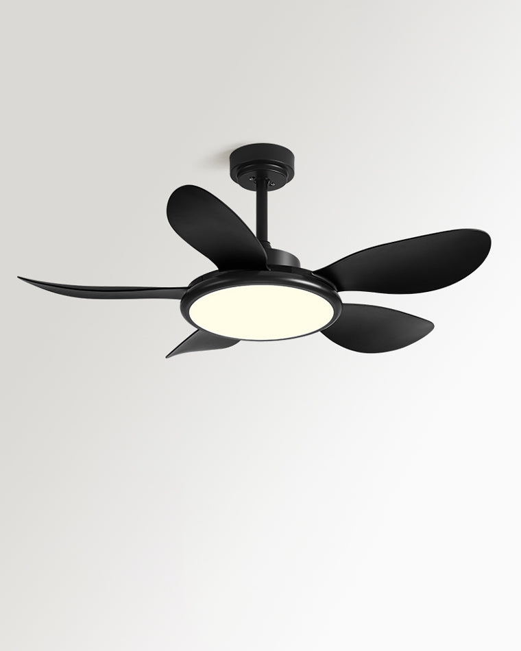 WOMO 5 Wood Blade Ceiling Fan Lamp-WM5003