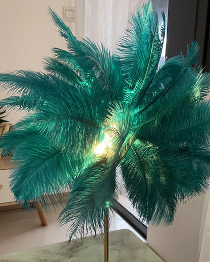 WOMO Tree Feather Table Lamp-WM8037