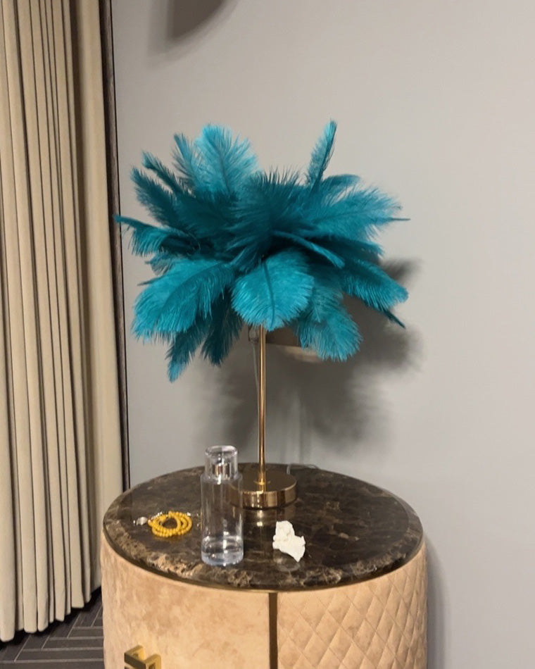 WOMO Tree Feather Table Lamp-WM8037