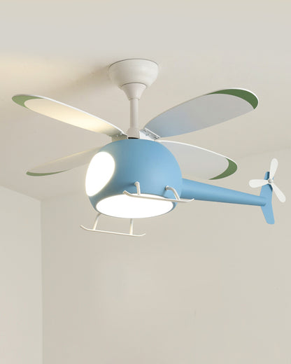 WOMO Airplane Children Ceiling Fan Lamp-WM5007