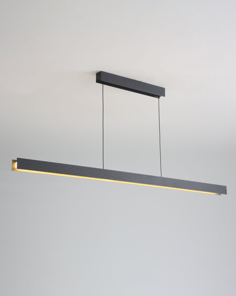 WOMO Contemporary Black Linear Led Pendant Light-WM2281