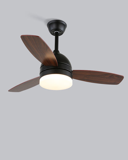 WOMO 3 Wood Blade Ceiling Fan Lamp-WM5001