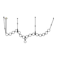WOMO Adjustable Pearl Chandelier-WM2936