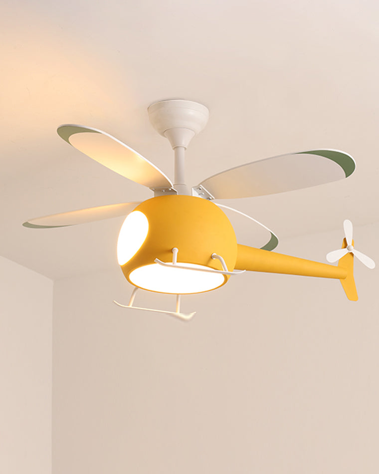 WOMO Airplane Children Ceiling Fan Lamp-WM5007