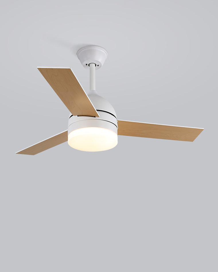 WOMO 3 Wood Blade Ceiling Fan Lamp-WM5001