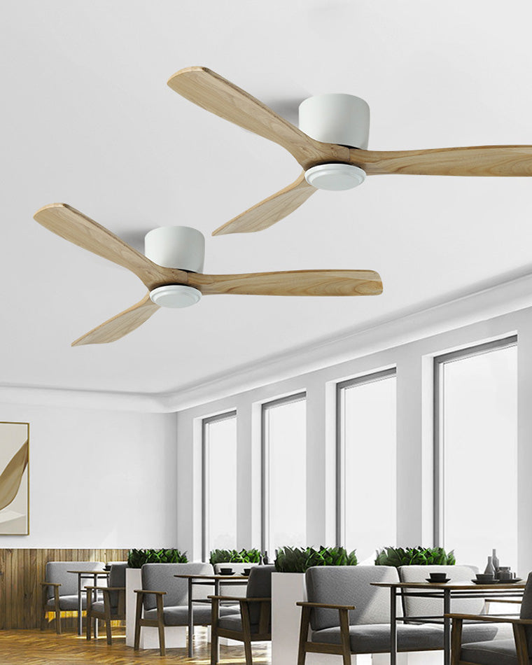 WOMO Large Low Profile Ceiling Fan Lamp-WM5052