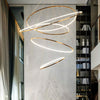 WOMO Large Tiered Ring LED Foyer Chandelier-WM2160 thumbnail