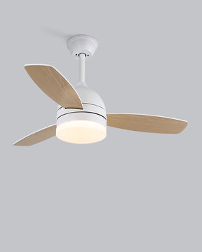 WOMO 42" 3 Wood Blade Ceiling Fan Lamp-WM5001