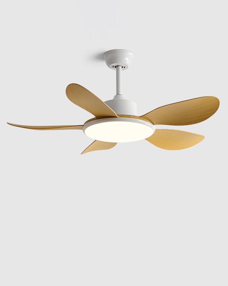 WOMO 5 Wood Blade Ceiling Fan Lamp-WM5003