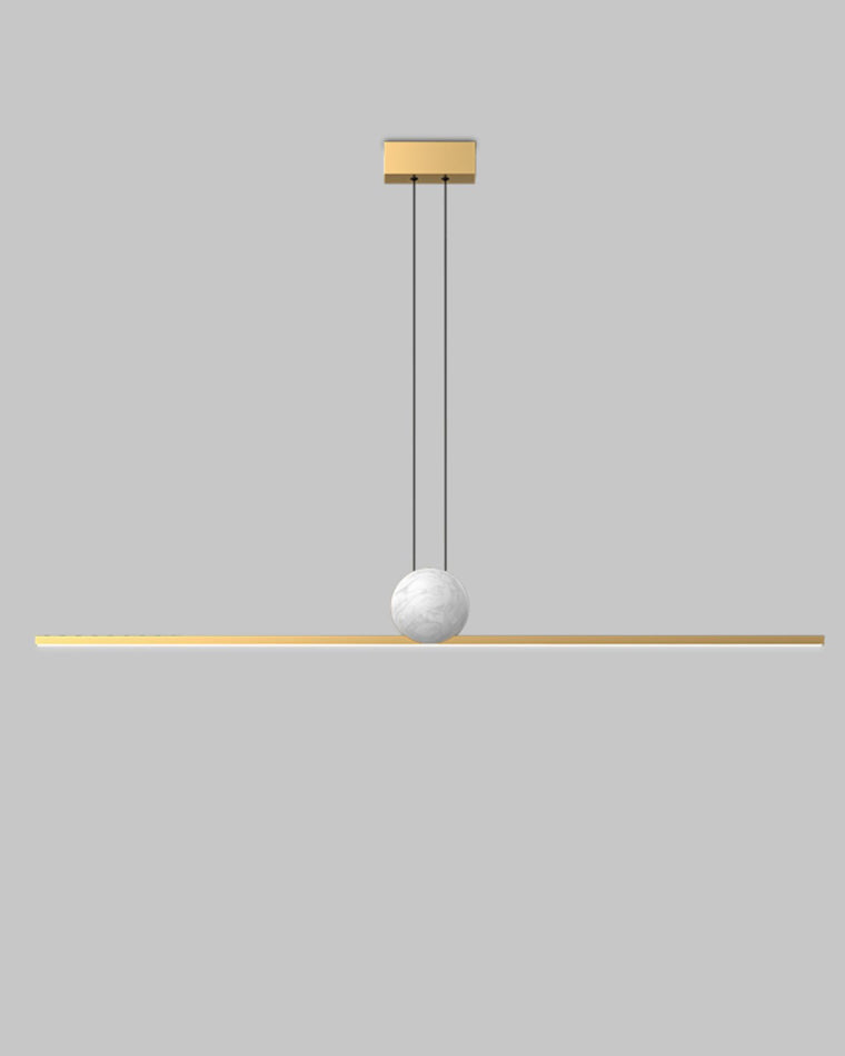 WOMO Marble Linear Pendant Light-WM2329