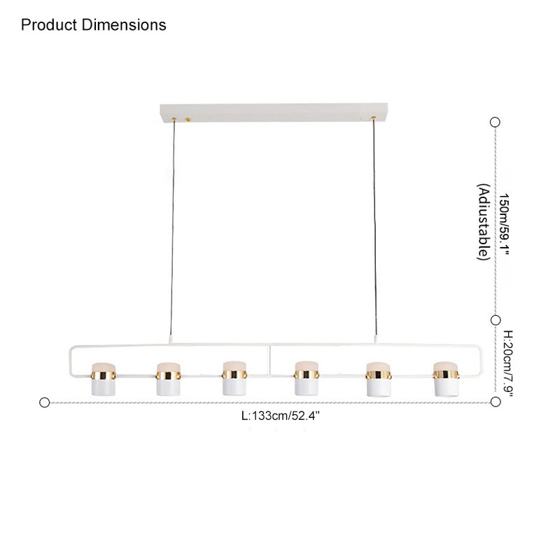 WOMO Linear Spotlight Kitchen Pendant Light-WM2019