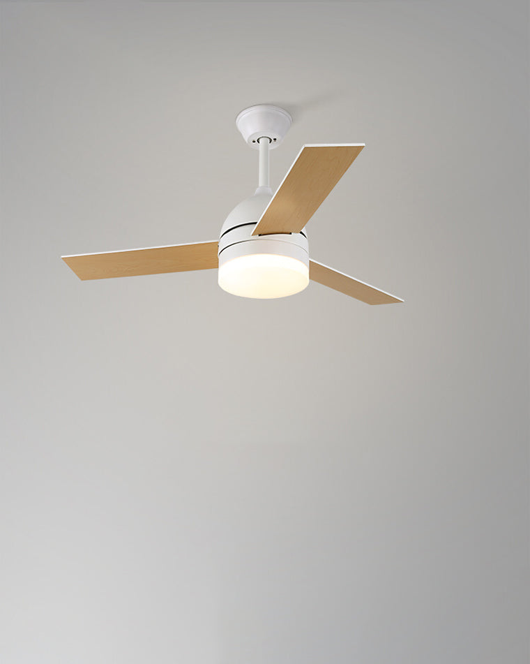 WOMO 3 Wood Blade Ceiling Fan Lamp-WM5001