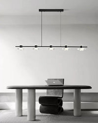 WOMO Black Linear Chandelier-WM2222
