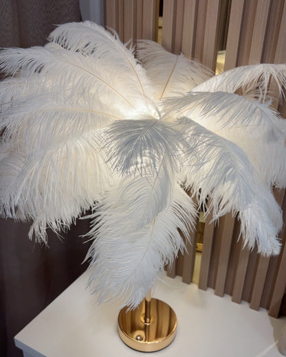 WOMO Tree Feather Table Lamp-WM8037