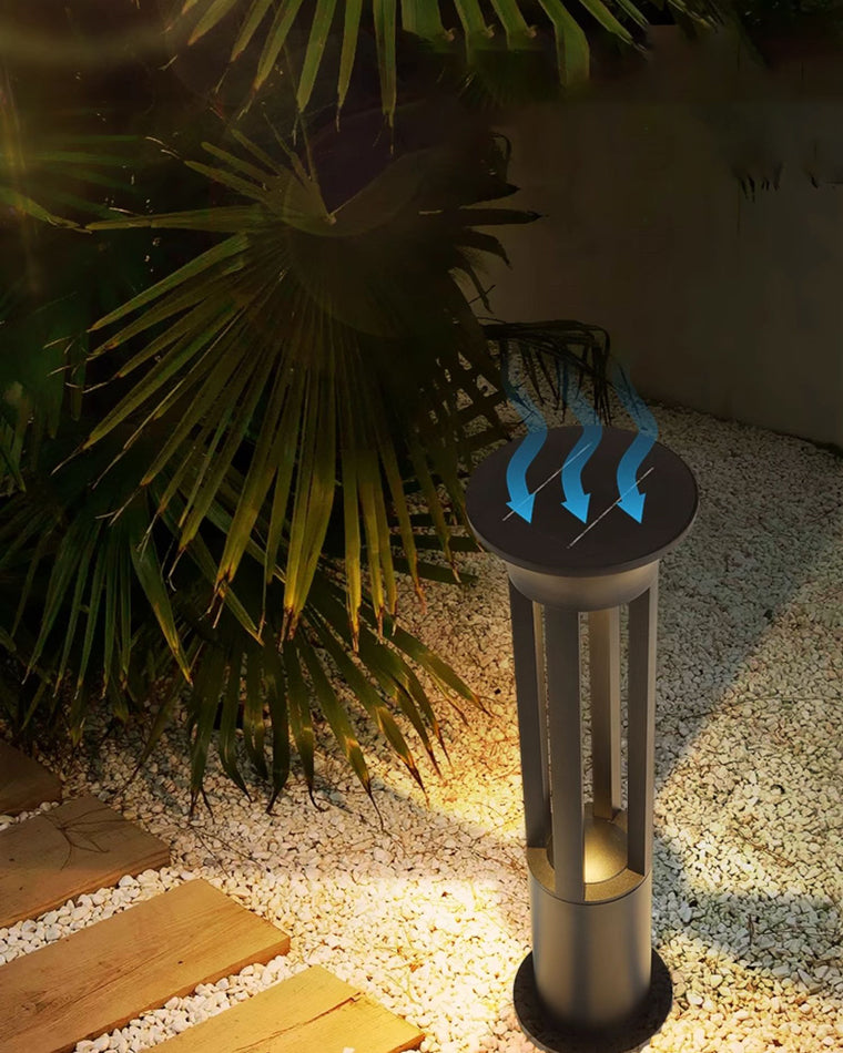 WOMO Solar Lawn Bollard Light-WM9056