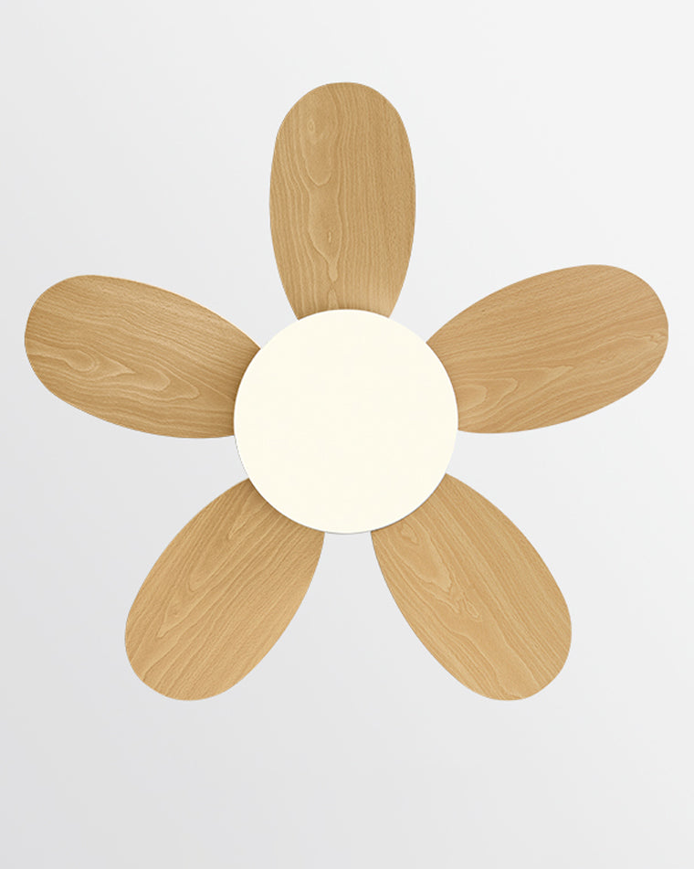 WOMO 36" Scandi Wood Ceiling Fan Lamp-WM5004